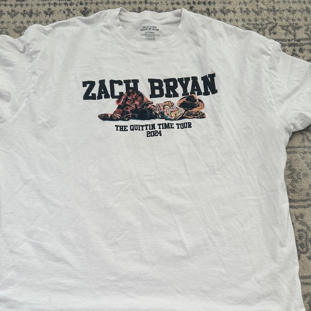 Zach Bryan Quittin Time Tour Graphic T Shirt